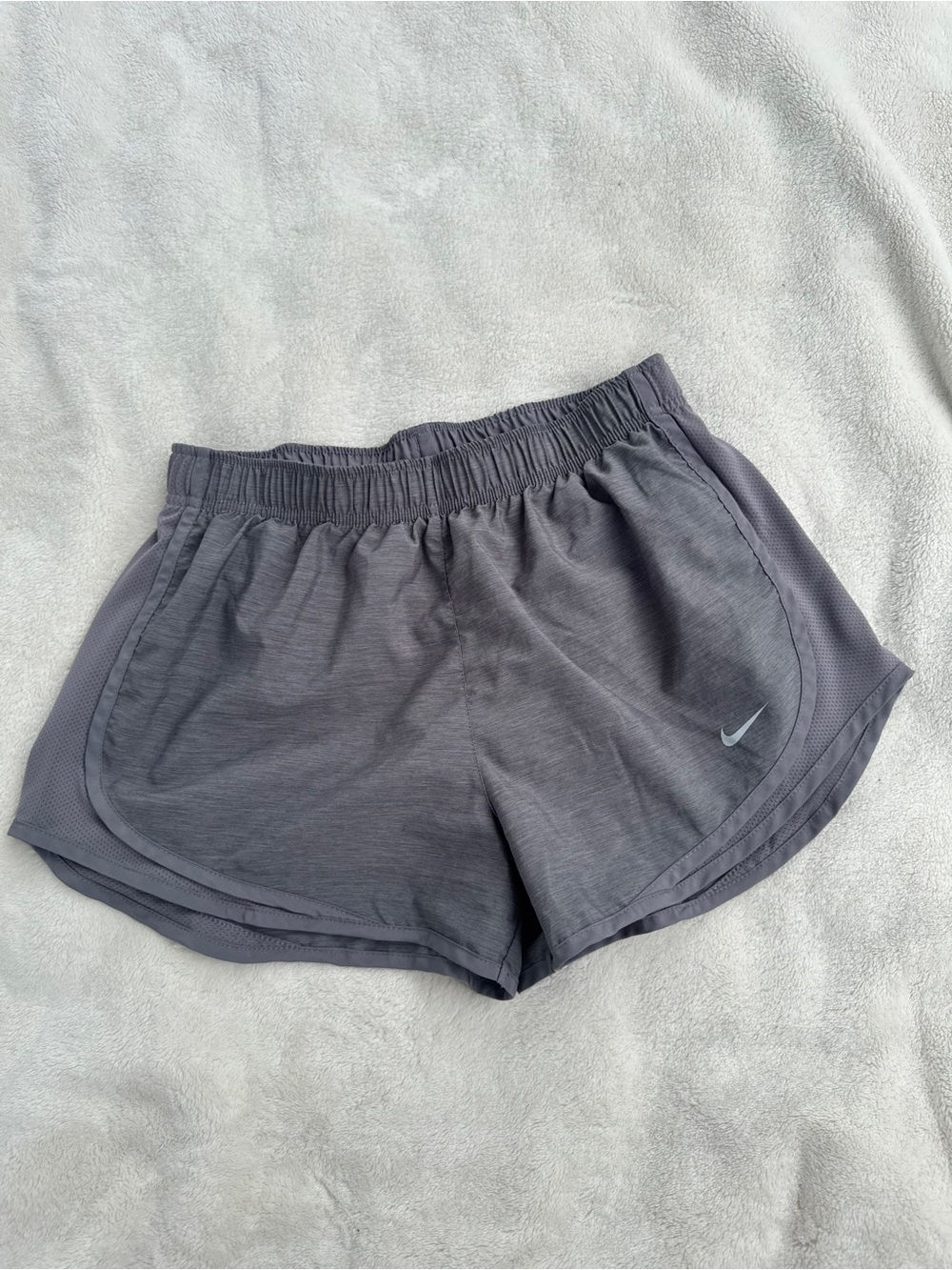 Nike Dri-FIT Tempo Running Shorts Gray Medium